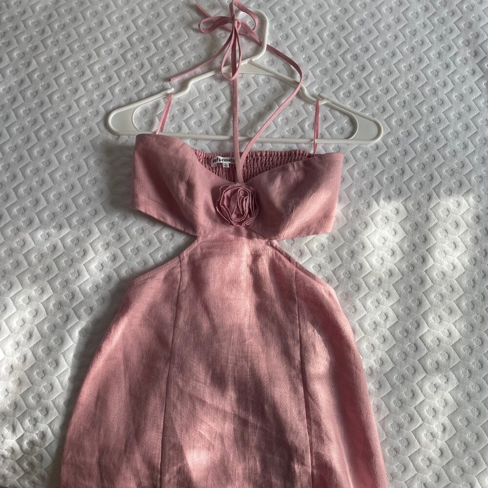 Reformation Mairwen Linen Dress